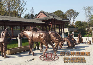 铸铜圆雕工艺
